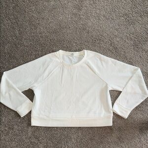 White Long Sleeve Sweatshirt